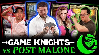 Post Malone Plays Magic The Gathering  Game Knights 45  Commander Gameplay EDH [upl. by Enilra]