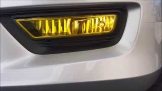 13 Honda Accord Yellow LaminX Fog Lights [upl. by Doyle]