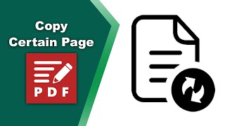 How to copy certain pages from a pdf in PDF XChange Editor [upl. by Fenton]