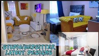 Compilation of StudioBedsitter Apartment Layout Designs 2024 [upl. by Donell]