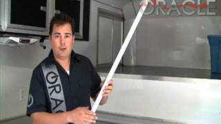 Installing ORACLE Energy Efficient LED Fluorescent Replacement Tubes DIY [upl. by Tran836]