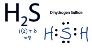 H2S Lewis Structure  How to Draw the Dot Structure for H2S [upl. by Leitman]