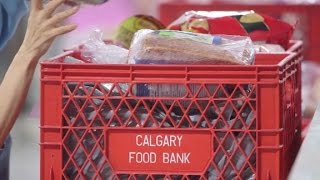 Food bank in Canada sees surge with oil bust [upl. by Annawek]