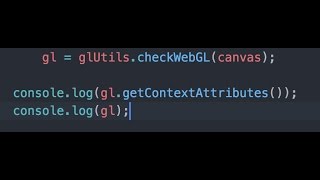 WebGL getContextAttributes  ProgrammingTIL WebGL Tutorial Video Screencast 0002 [upl. by Eicaj446]