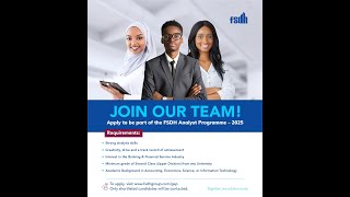 Apply for FSDH Merchant Bank Graduate Analyst Programme [upl. by Estelle]