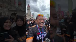 5km Santai runners amp Families flaggedoff  Sharp HSNKL Half Marathon 2024 road running funrun [upl. by Essyle]