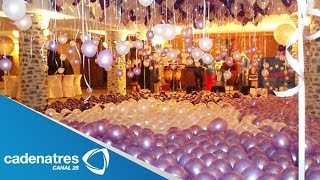 ¿Cómo decorar una fiesta con globos  Decoración con globos [upl. by Dirfliw]