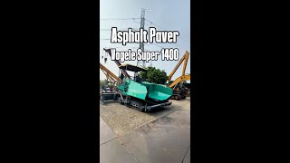 Asphalt Paver Vogele Super 1400 Alat Berat Untuk Menghamparkan Aspal Panas [upl. by Senaj]