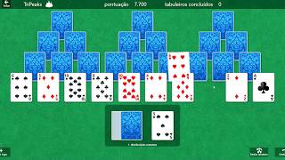 Microsoft Solitaire Collection  Como jogar TriPeaks Gameplay Jogo Grátis [upl. by Ik]