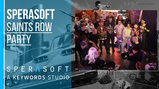 Sperasoft team at the Saints Row release part [upl. by Ayotas]