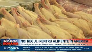 SUA Autorităție impun o limită pentru contaminarea cărnii de pasăre cu Salmonella [upl. by Yecad729]