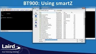 Using smartZ to Demonstrate BLE Central RoleGATT Client Functionality with the BT900 [upl. by Nattie]