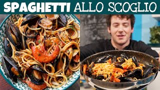 SPAGHETTI ALLO SCOGLIO come al ristorante RICETTA PERFETTA per un sugo strepitoso  Davide Zambelli [upl. by Zil]