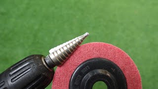 Drilling steel is just like drilling wood How to sharpen tower drill bits [upl. by Ajaj]