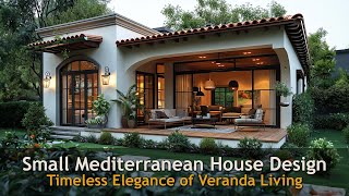 Exploring the Charm of A Small Mediterranean House with Veranda [upl. by Darwin723]