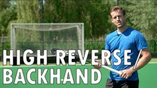 High ReverseBackhand  Hertzberger TV  Field Hockey Training Tutorial [upl. by Laersi862]