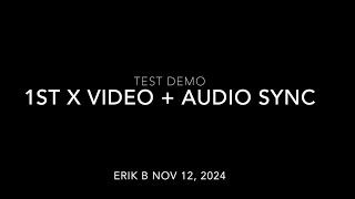 Video Audio Sync Demo HD 1080p [upl. by Gertie]