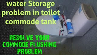 Toilet flush tank not filling up Water not filling in toilet tank toilet [upl. by Noswad740]