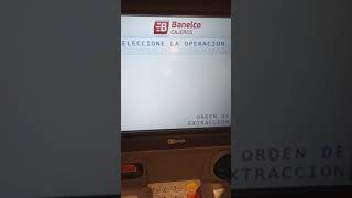 tutorial como realizar una extracción sin tarjeta en los cajero automático de la red Banelco [upl. by Lucia]