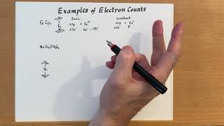 Examples of electron counts in organometallic complexes [upl. by Arvid]