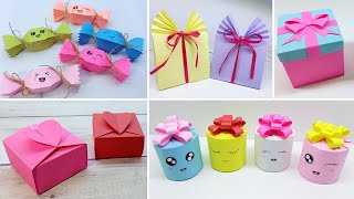 5 Cách làm hộp quà dễ thương – Hướng dẫn cách gấp hộp quà – DIY How to make Gift Box – Liam Channel [upl. by Karlin]