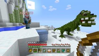 Minecraft Xbox  Jurassic Lights Out  Hunger Games With Youtubers  Round 2 [upl. by Yleoj]