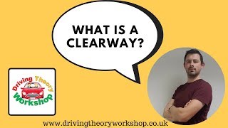 Driving Theory Test Tips  What is a clearway [upl. by Marice874]