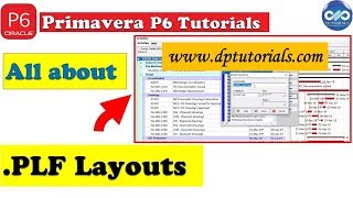 What Is PLF File And How To Open It In Primavera P6  All About Layouts in Primavera P6 [upl. by Eigroeg]