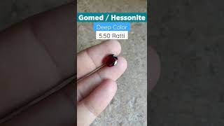 550 Ratti Natural Hessonite Garnet  Gomed Stone 4K Video [upl. by Ahsaret115]