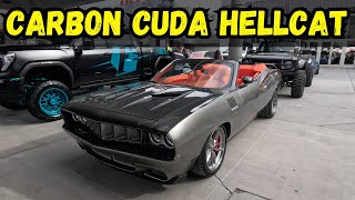 Carbon Fiber Cuda Hellcat [upl. by Rebmetpes]