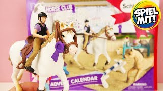 Schleich Pferde ADVENTSKALENDER 2018 Horse Club deutsch  Wir öffnen alle 24 TürchenAdvent Calendar [upl. by Gore637]