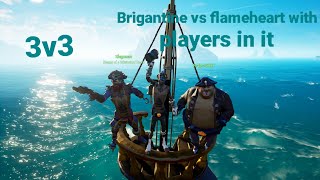 3v3 brigantine vs flameheart with players in it 💀😂 [upl. by Aneerb]