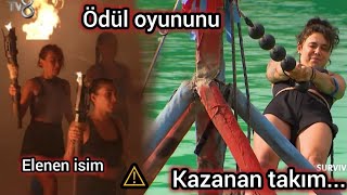 Survivor 18 ocak ödül oyunu hangi takım kazandıSurvivor Hakan ve turabinin tartışması😱💣elenen isim [upl. by Loren504]