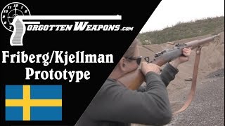 Prototype FribergKjellman FlapperLocking Semiauto Rifle [upl. by Garcia81]