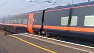 GNER Eurostar 373305 Yorkshire Forward at Grantham [upl. by Leynad]