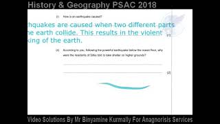 Question 5a PSAC 2018 [upl. by Yenal705]