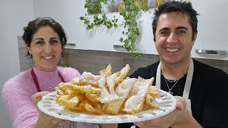 Chiacchiere di carnevale bollose e friabili  Ricetta [upl. by Birkle]