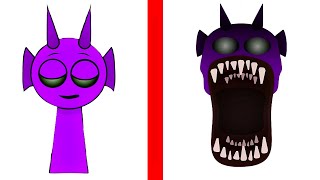 Incredibox Sprunki Normal Versions Vs Parasite Versions [upl. by Aicilaf216]