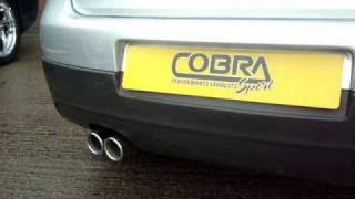 VW Golf Mk5 TDI Performance Exhaust by Cobra Sport Exhausts [upl. by Noe68]