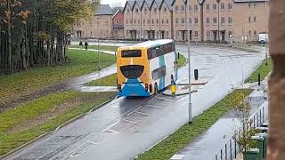 Stagecoach East  ADL Enviro400quot  10053  SN12 EHO  Buses on Diversion  Citi 5 to Yaxley [upl. by Billmyre]