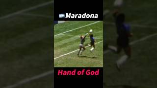 Maradona Hand of God Tutorial！football footballshorts footballskills [upl. by Chastity]