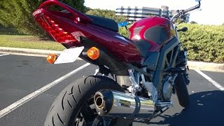 Suzuki SV650 Fender Eliminator Installation [upl. by Asilla]