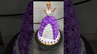 Barbie doll cake cakedecorating youtubeshorts trending shortvideo cake oasis [upl. by Paten921]