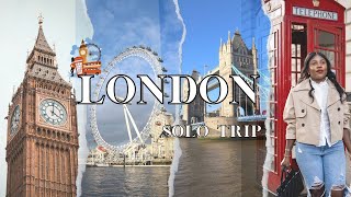 SOLO TRIP to London  CitizenM London review travel tips How to get around Where to eat [upl. by Aneerak]