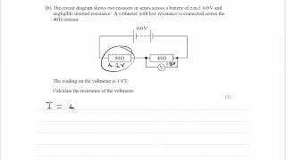 Electrical Circuits Exam Questions  A Level Physics Edexcel  Q40 level 2 [upl. by Cross]