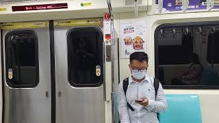 Taiwan Taipei MRTMetro Ride from Nanshijiao station to Dongmen station [upl. by Baxy853]