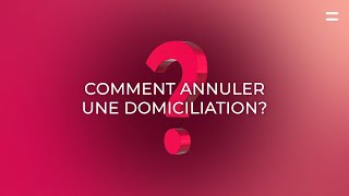 Belfius Mobile  Comment annuler une domiciliation [upl. by Weitman]