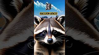 Raccoon Noises shorts  🦝🦝🦝 Raccoon Sounds [upl. by Luce129]