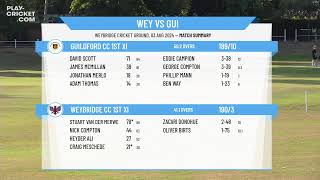 Weybridge CC 1st XI v Guildford CC 1st XI [upl. by Vera]