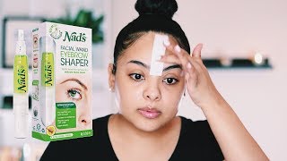 HOW TO WAX AT HOME  USING NADS FACIAL WAND [upl. by Arytahs]